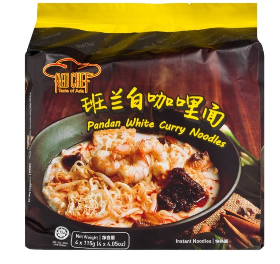 RED CHEF Pandan White Curry Noodles 4 Packs