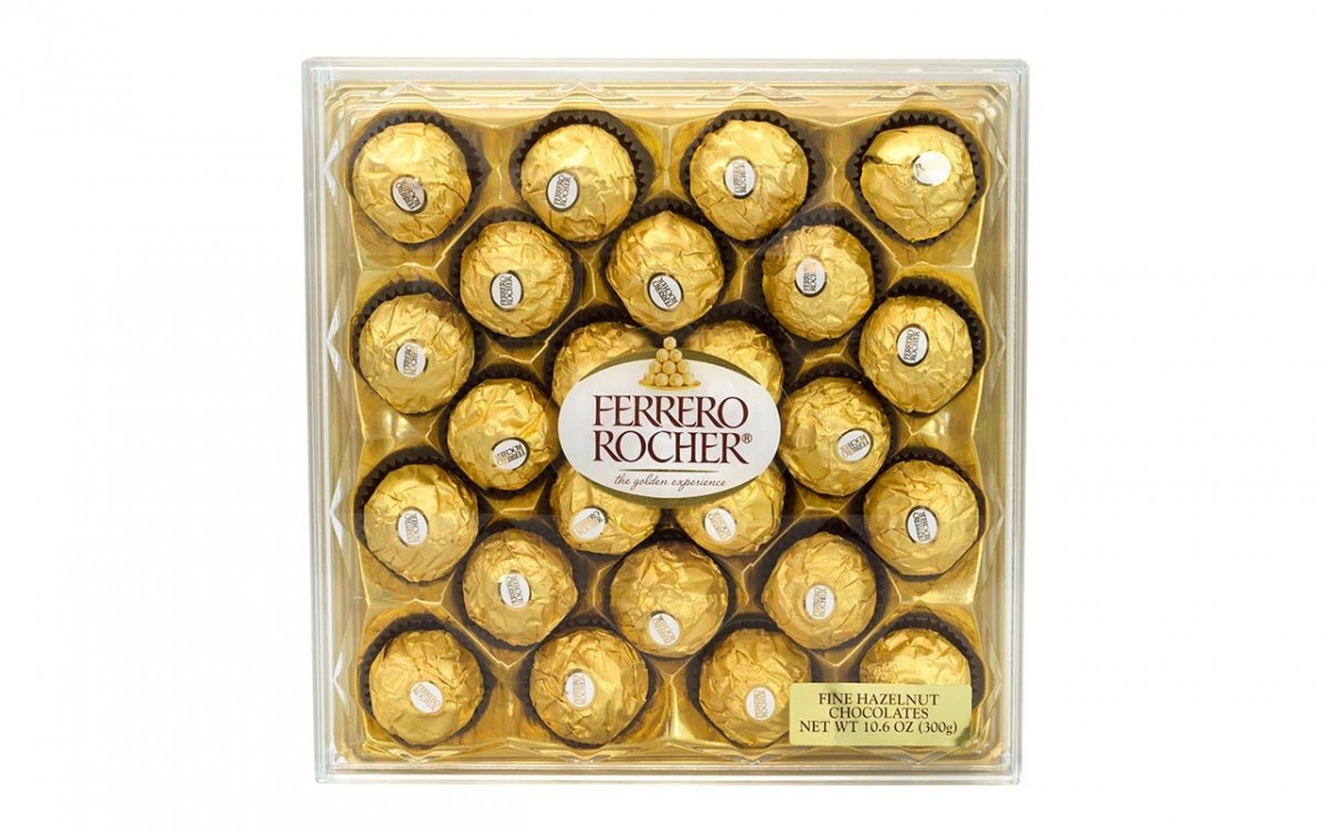 FERRERO ROCHER Fine Hazelnut Chocolates 10.6 Oz