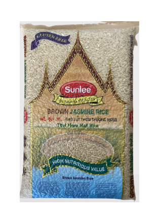SUNLEE Brown Jasmine Rice / Gao Lut Thom Thuong Hang 5 LB