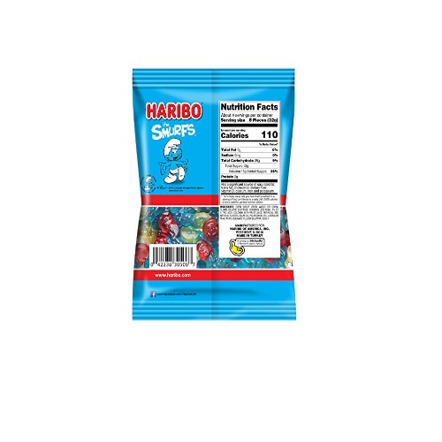 HARIBO The Smurfs Gummi Candy 5 OZ