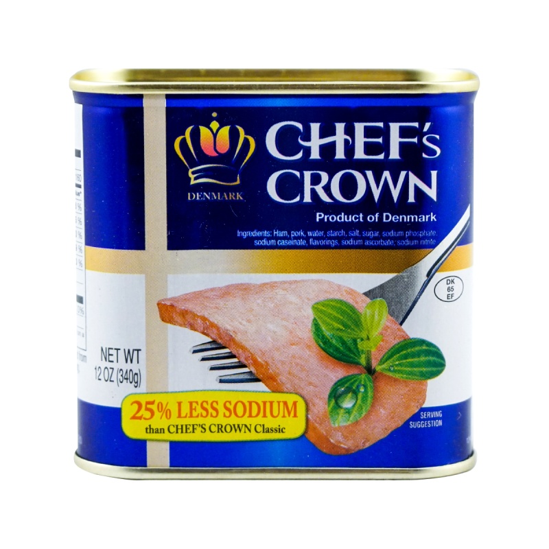 DENMARK Chef's Crown Luncheon Meat Fully Cooked 12 OZ