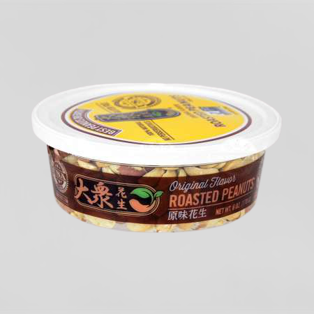 KH FOOD Original Flavor Roasted Peanuts 6 OZ