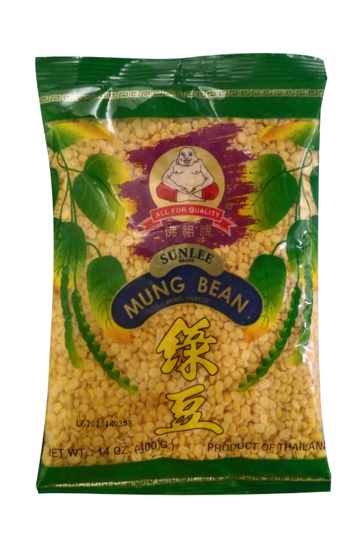 SUNLEE Mung Bean Haricot Mungo Peeled 14 Oz