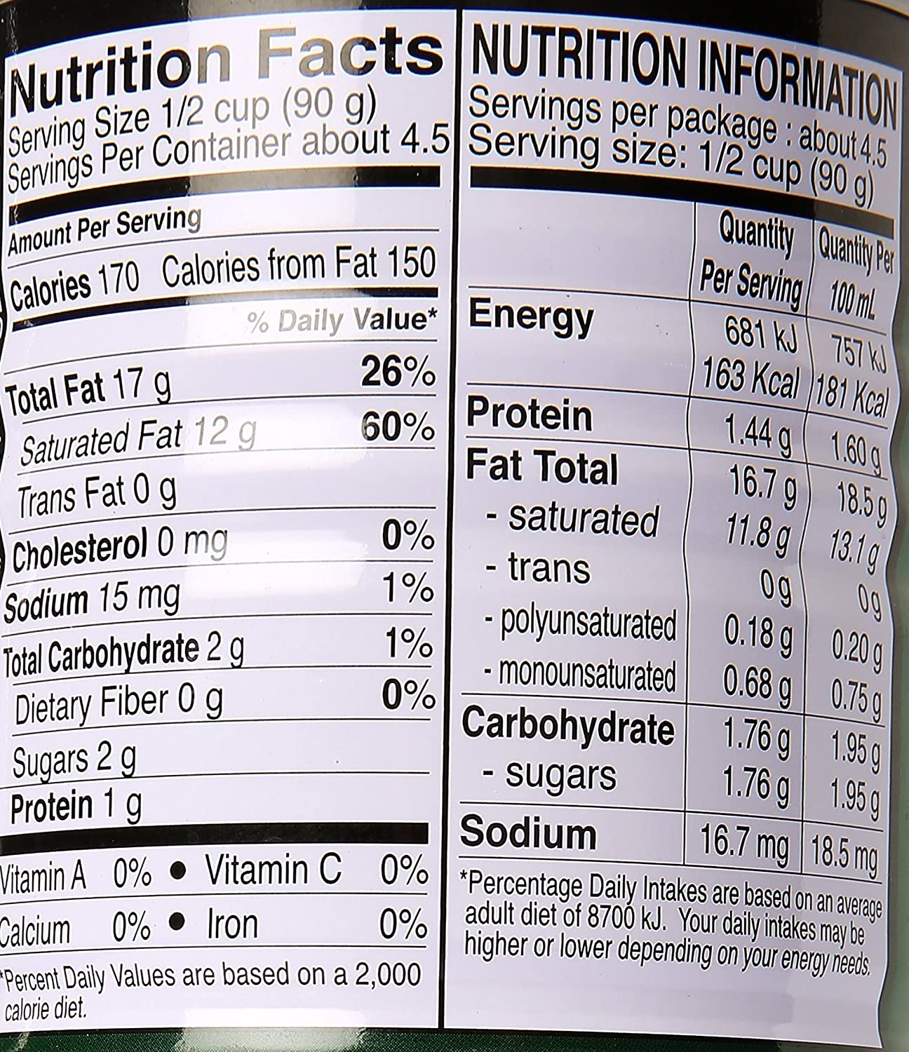 AROYD Coconut Milk/ Nuoc Cot Dua Can 14 Oz