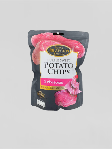 JIRAPORN Purple Sweet Potato Chips 80 G