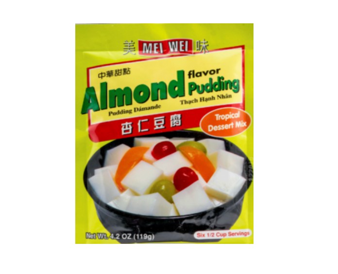 MEI WEI Almond Flavor Pudding 4.2 OZ