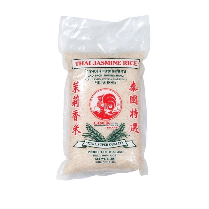 COCK Thai Jasmine Rice / Gao Thom Thuong Hang 5 LB