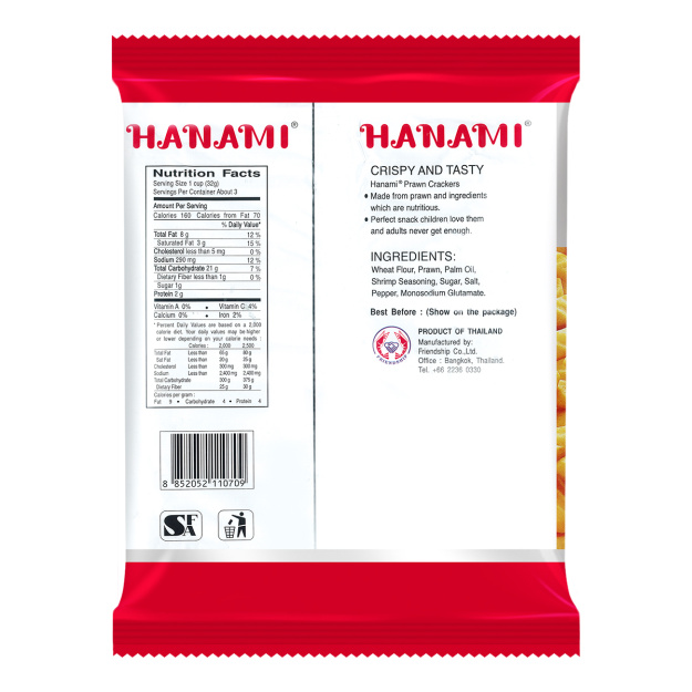 HANAMI Prawn Crackers 100 Gr