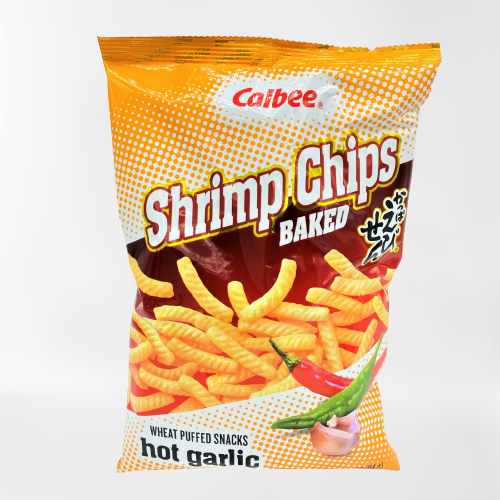 CALBEE Shrimp Chips Hot Garlic 3.3 OZ