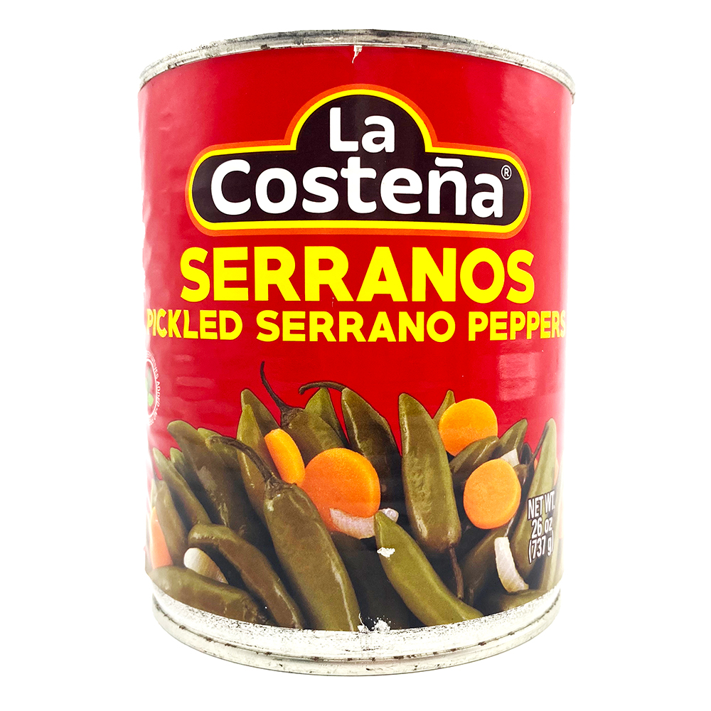 LA COSTENA Pickled Serrano Peppers 26 Oz