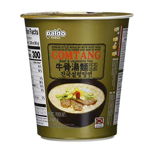 PALDO Korean style noodles beef & vegetable flavor 2.29 OZ