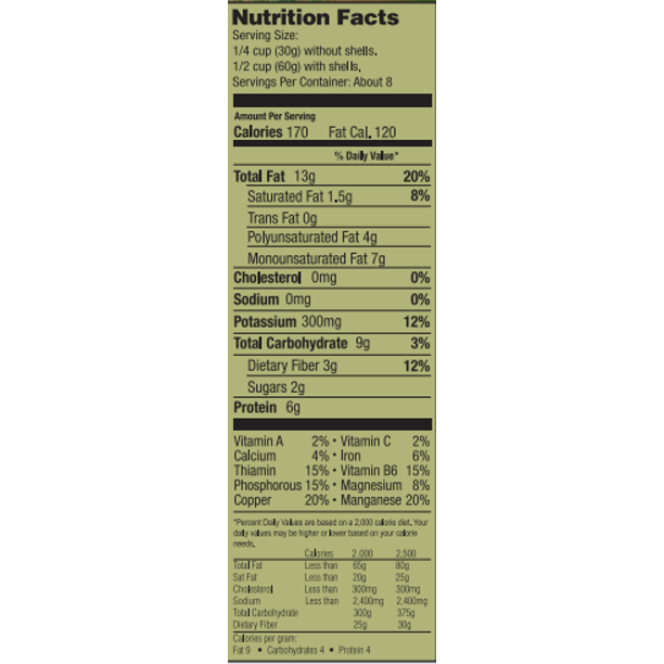 SETTON FRAMS Roasted No Salt Pistachios 1 LB