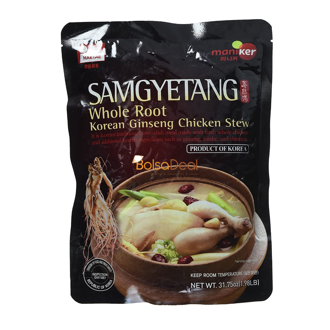 HAITAI Samgyetang Whole Root Korean Ginseng Chicken Stew 31.75 Oz