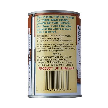 CHAOKOH Coconut Milk Gata 13.5 OZ