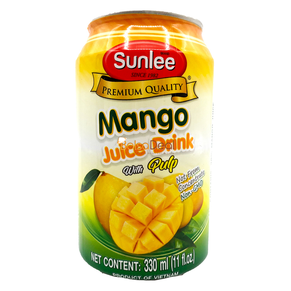 SUNLEE Mango Juice Drink With Pulp 11 FL Oz