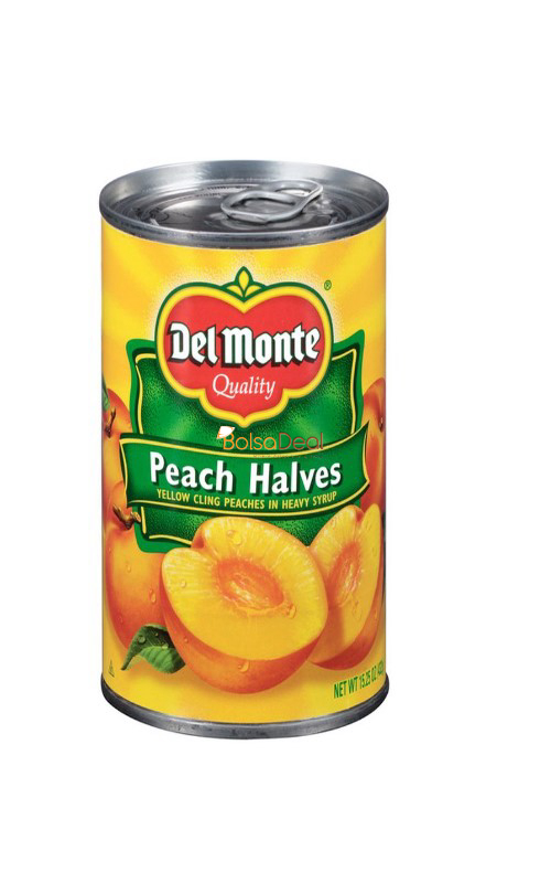 DEL MONTE Yellow Cling Peaches In Heavy Syrup 15.25 Oz