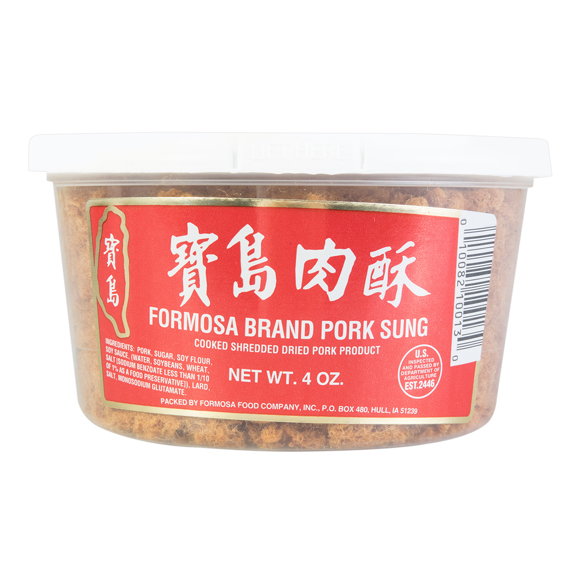 FORMOSA Pork Sung (Red) 4 Oz