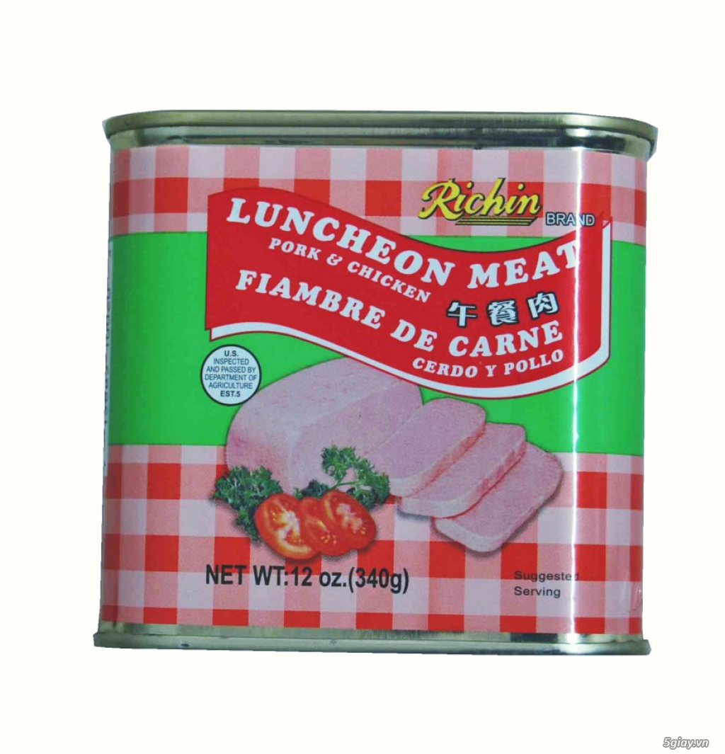 RICHIN LUNCHEON MEAR HAM & PORK 12 OZ