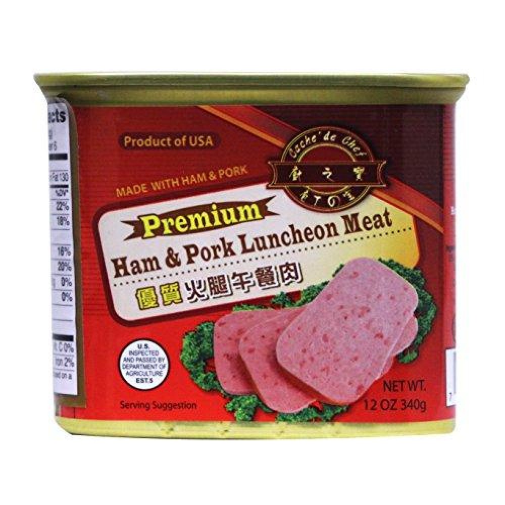 CACHE DE CHEF HAM&PORK LUNCHEON MEAT 12OZ