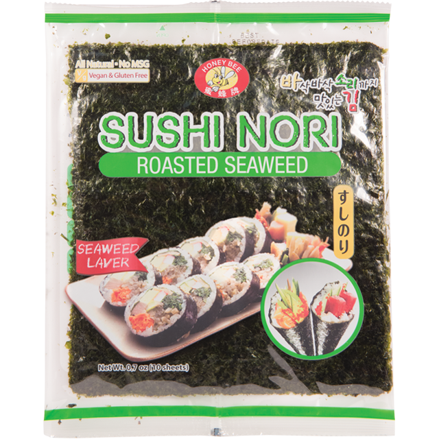 HONEY BEE Sushi Nori Roasted Seaweed 0.7 OZ