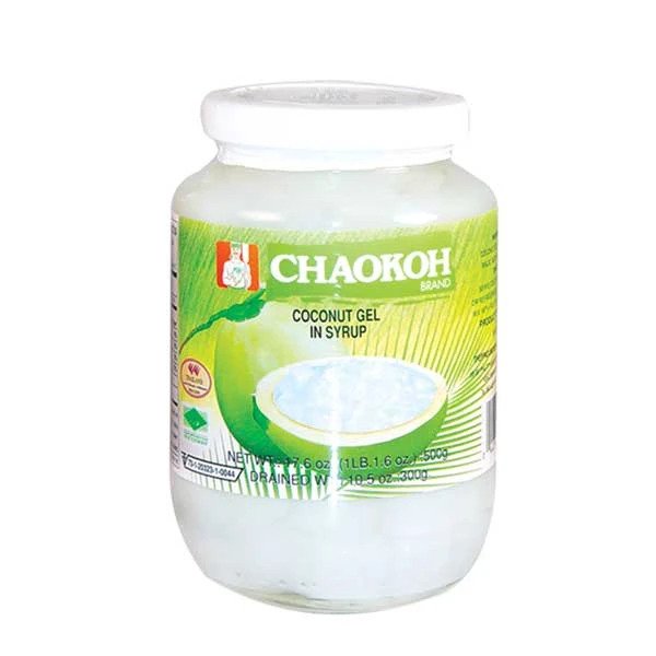 CHAOKOH Coconut Jelly Syrup 17.6 OZ