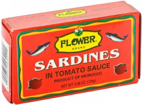 FLOWER Moroccan Sardines In Tomato Sauce 4 Oz