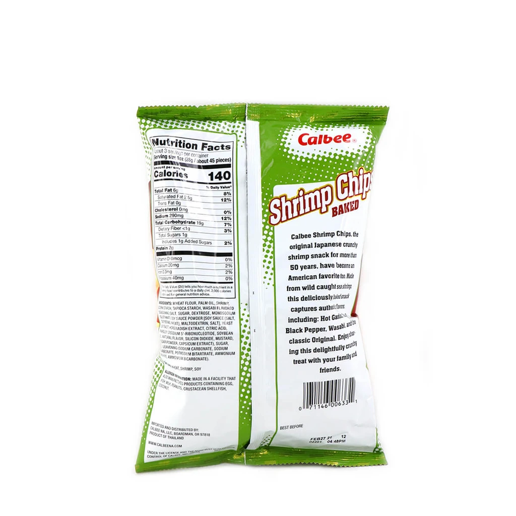 CALBEE Shrimp Chips Baked 3.3 OZ