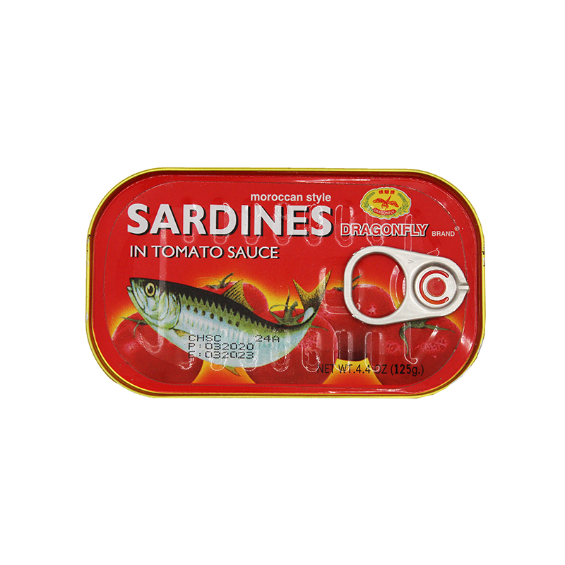 DRAGONFLY Sardines In Tomato Sauce 4.4 OZ