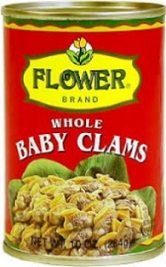 FLOWER Whole Baby Clams 10 OZ