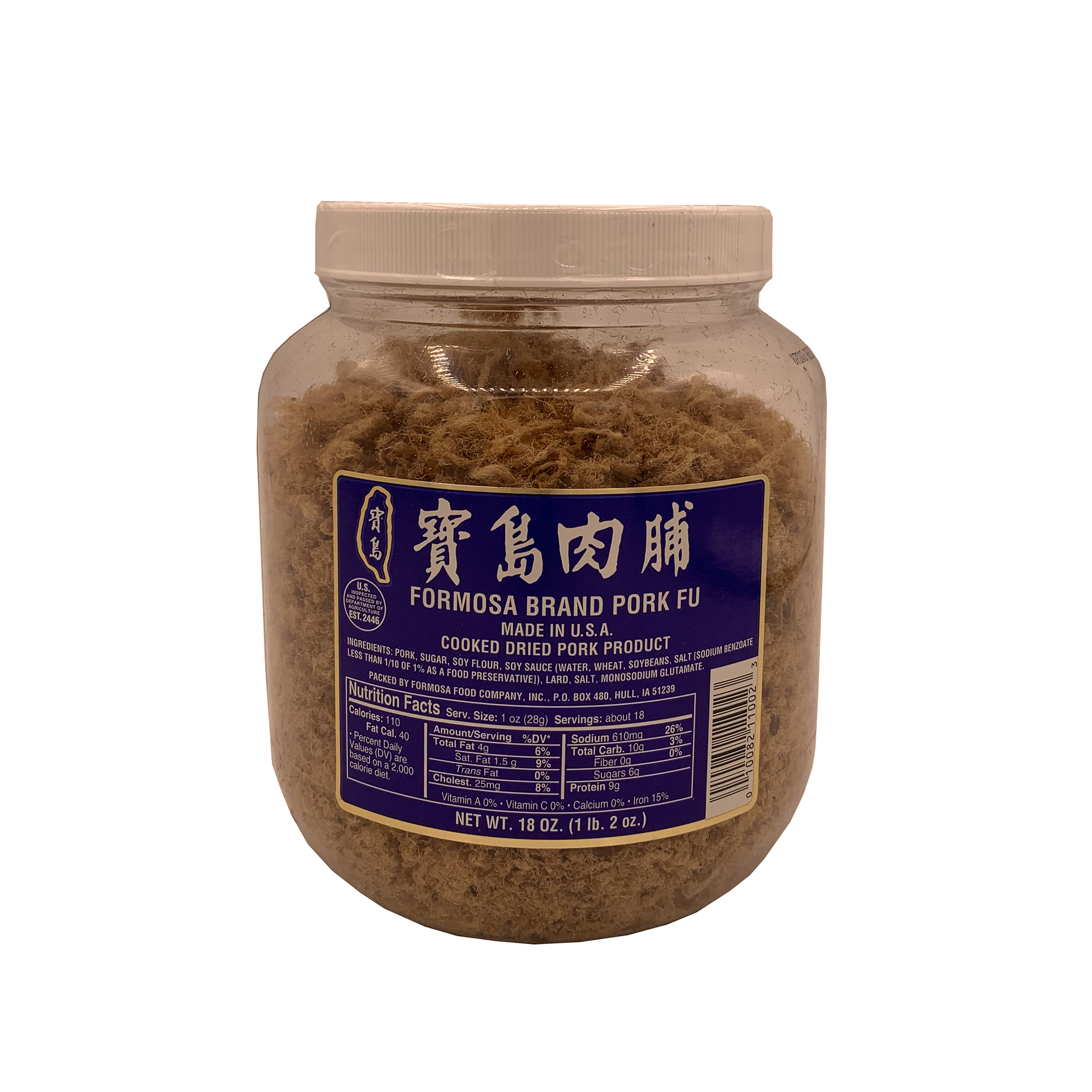 FORMOSA Pork Fu (Blue) 18 Oz