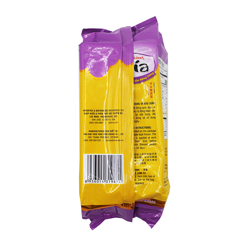 TAN HUE VIEN PIA CAKE Taro Durian Egg 14 OZ