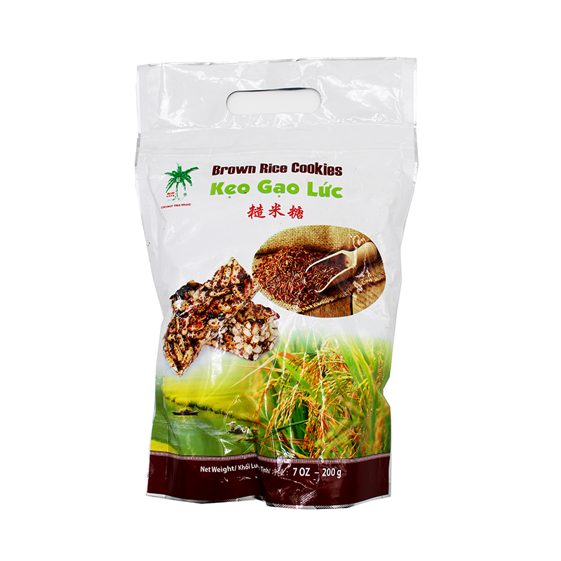 COCONUT TREE Brown Rice Cookies / Keo Gao Luc 7 Oz