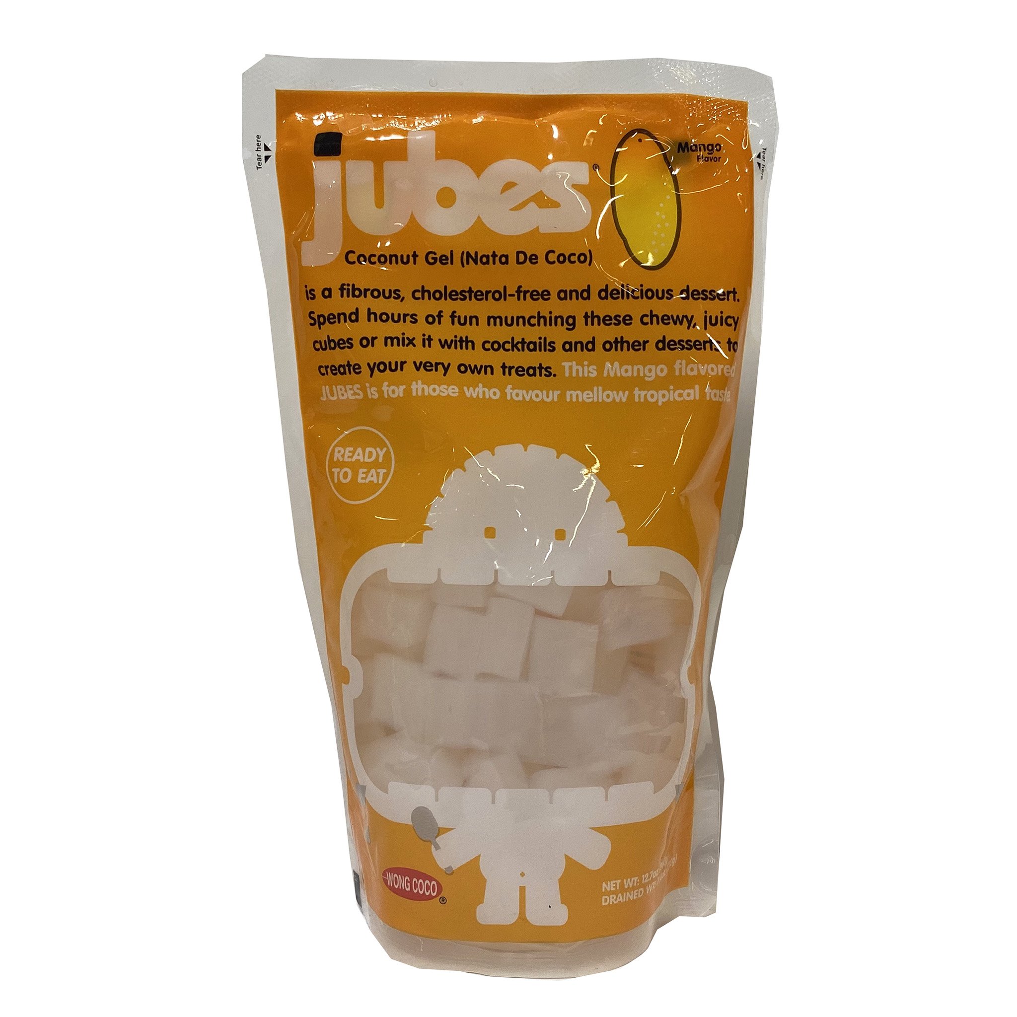 JUBES Coconut Gel Mango Flavor 12.7 OZ
