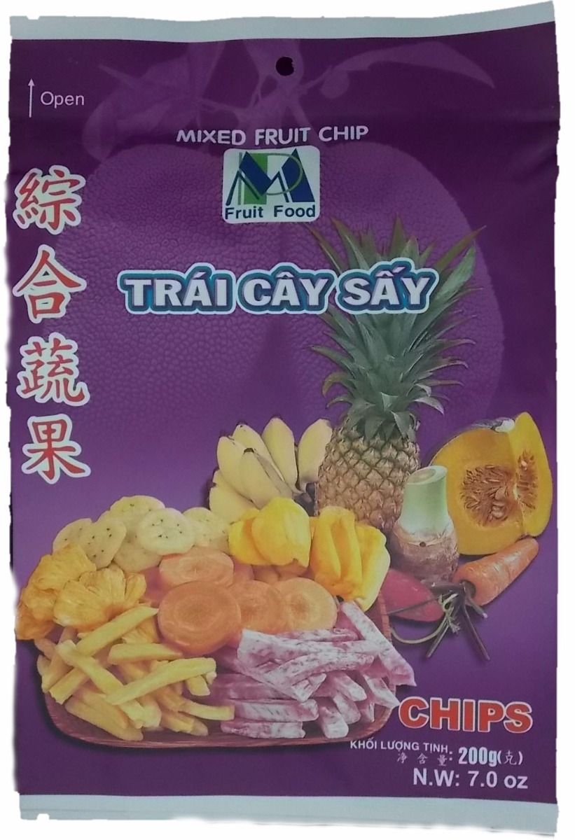 MINH PHAT FOOD Mixed Fruit Chip 7.0 OZ / Trai Cay Say
