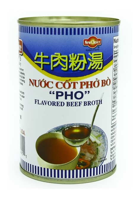 NEW CHOICE Beef Broth/ Nuoc Cot Pho 14 OZ