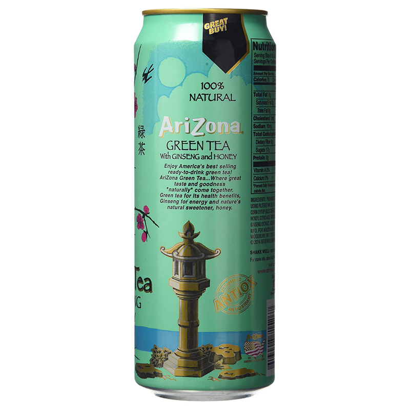 ARIZONA Green Tea With Ginseng & Honey 23 OZ