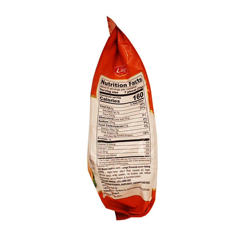 GASTONE LAGO Party Wafers Orange 8.82 OZ