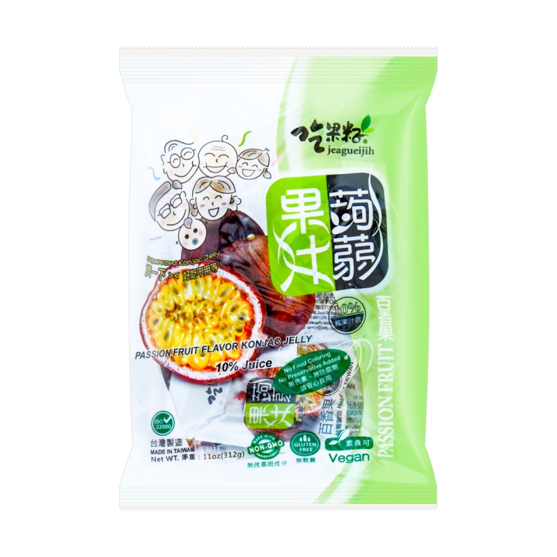 JEAGUEIJIH Konjac Jelly Passion Fruit 11 OZ