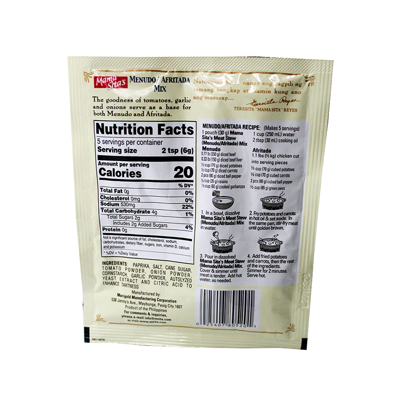 MAMA SITA'S Mennudo / Afritada Mix 1.06 OZ