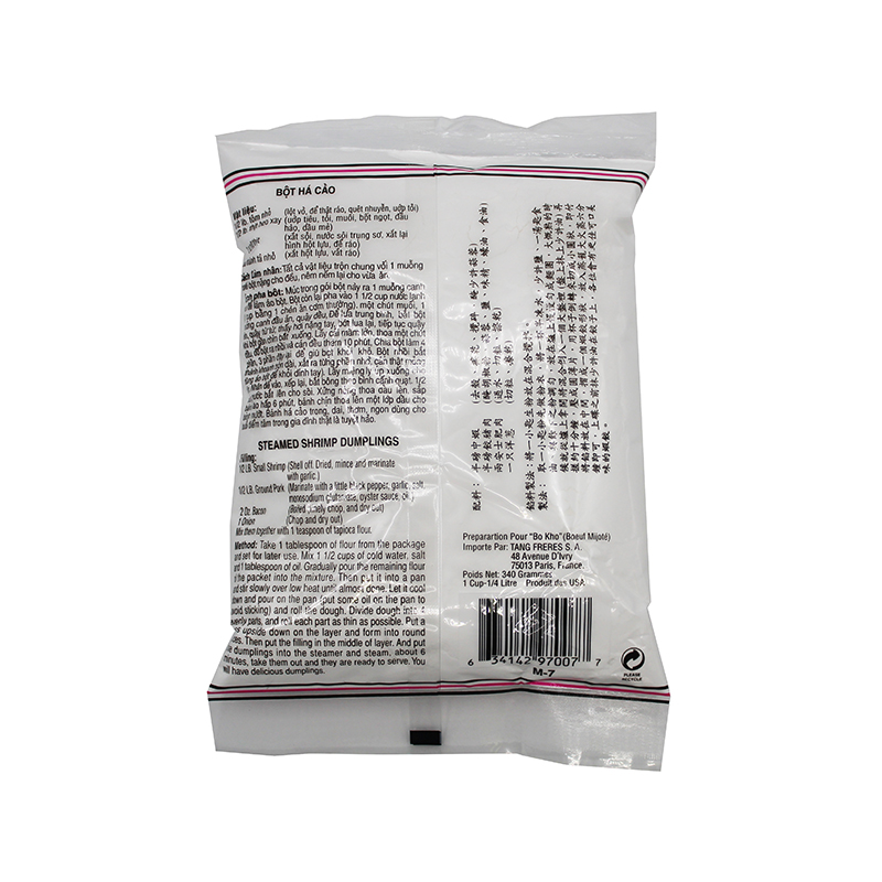 TL BON CON VOI Steamed Shrimp Dumpling Cake / Bot Ha Cao 12 OZ