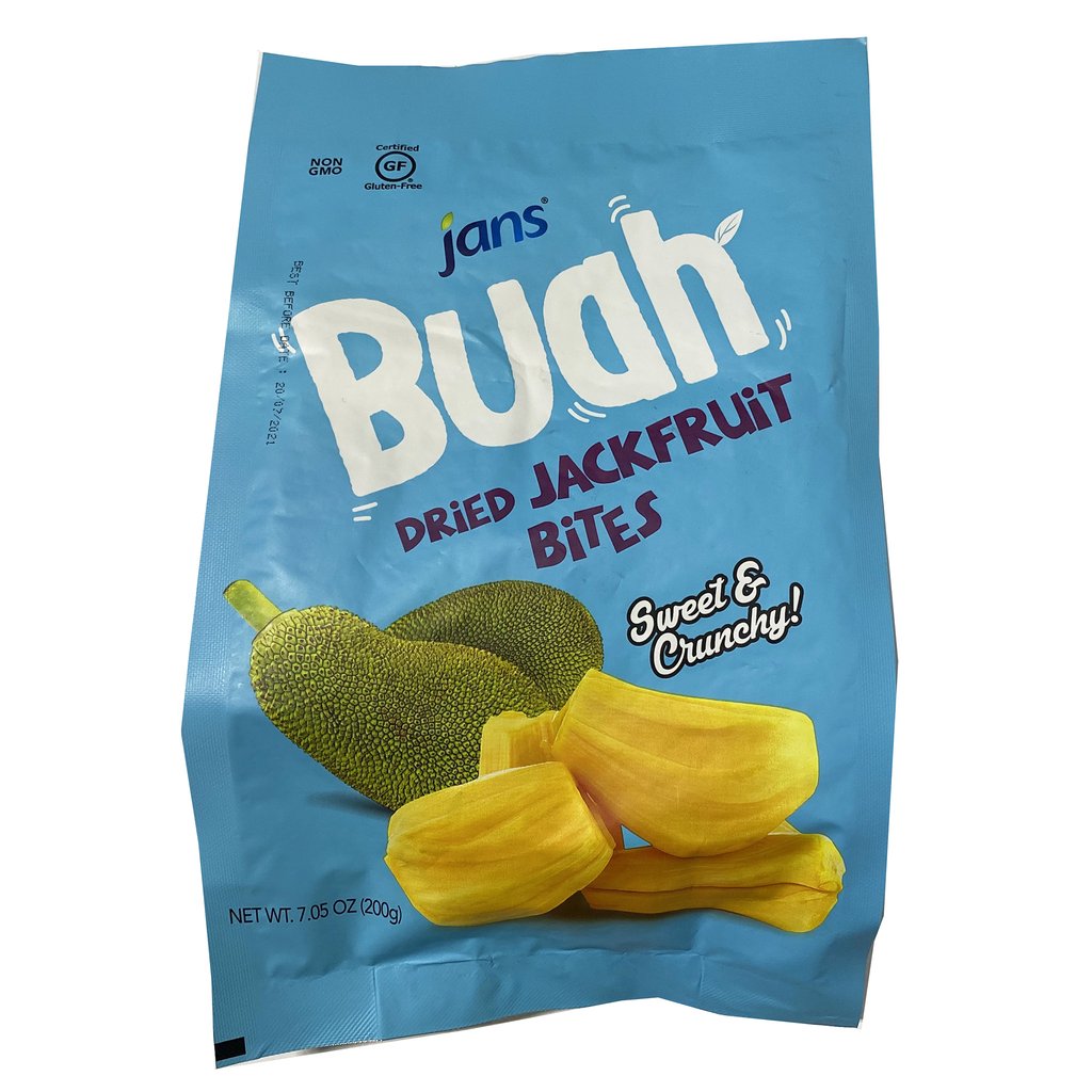 JANS Buah Dried Jackfruit Bites 7.05 OZ