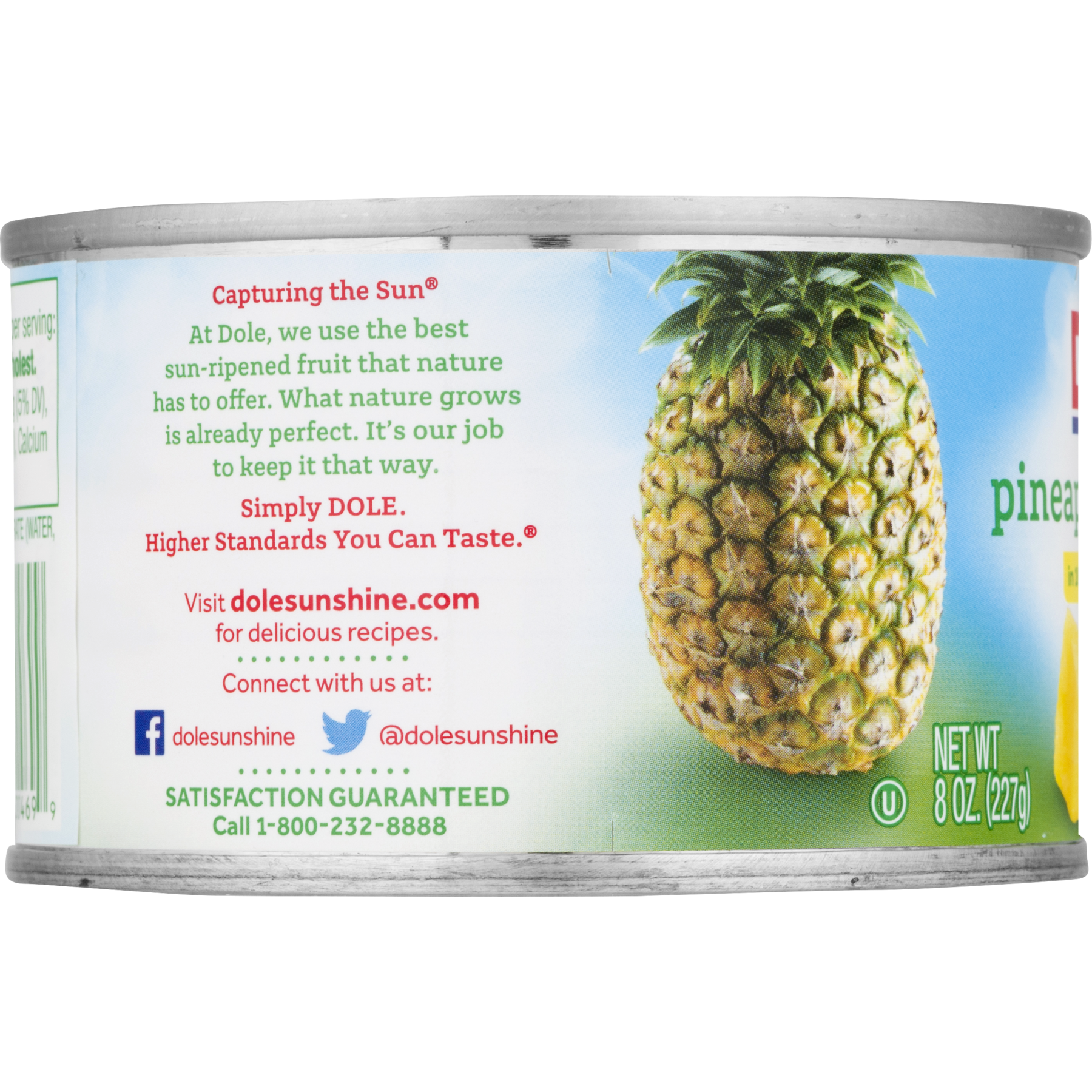 DOLE Pineapple Chunks In 100% Pineapple Juice 8 OZ