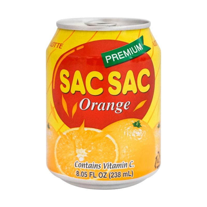 LOTTE Sacsac Prem Orange Drink 8.05 OZ