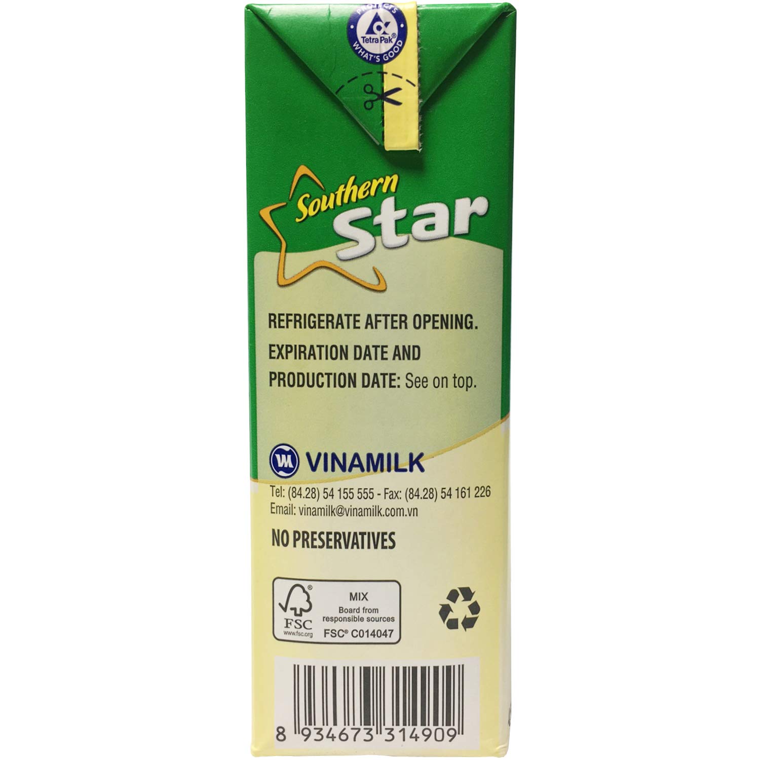 Vinamilk Southern Star Sweetened Condensed Creamer 45.3 Oz