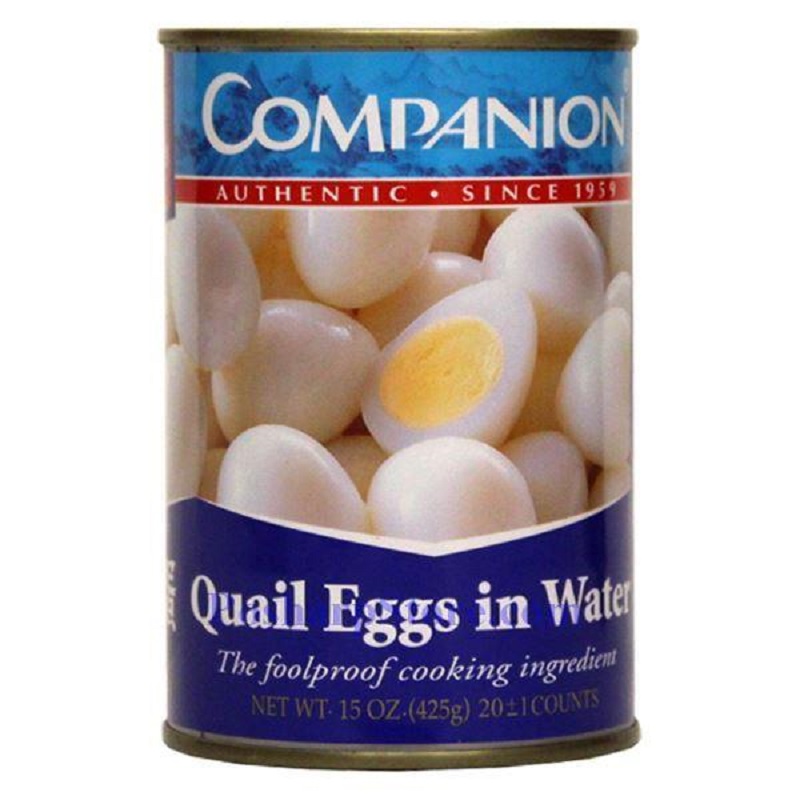 COMPANION Quail Egg in Water / Trung Cut 10 OZ