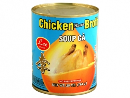 LEE Chicken Broth (L) 28 OZ