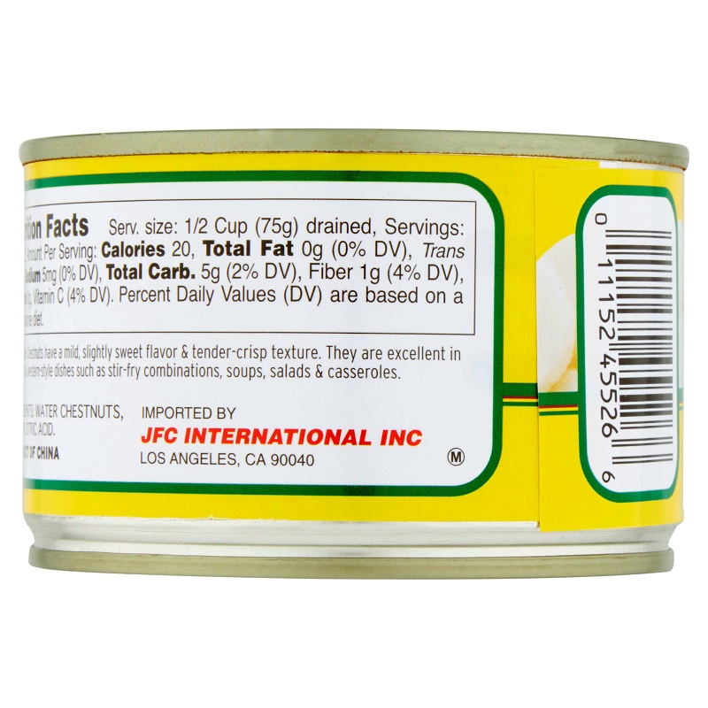 DYNASTY Sliced Water Chestnuts 8 OZ