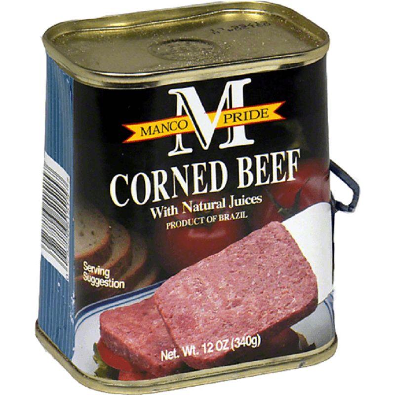 MANCO PRIDE Corned Beef W/ Natural Juice 12 Oz