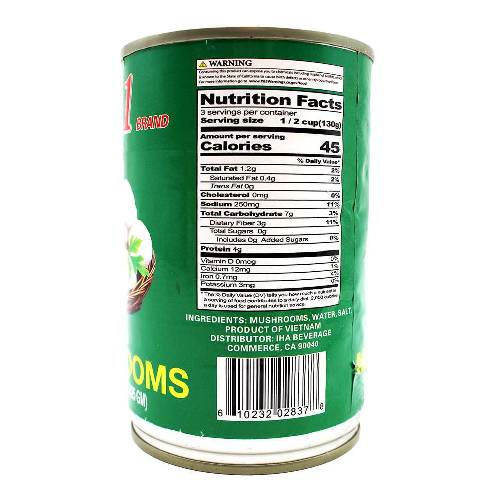 NO.1 Button Mushrooms 15 Oz