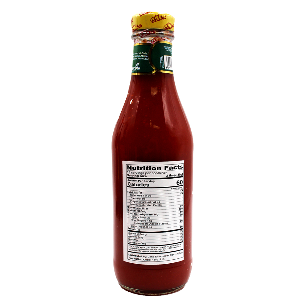 DUA BELIBIS Chili Sauce / Tuong Ot 11.5 FL OZ
